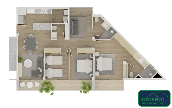 QANTERA, Departamento en venta en Coyoacan, Prolongacion Division del Norte (3/6)