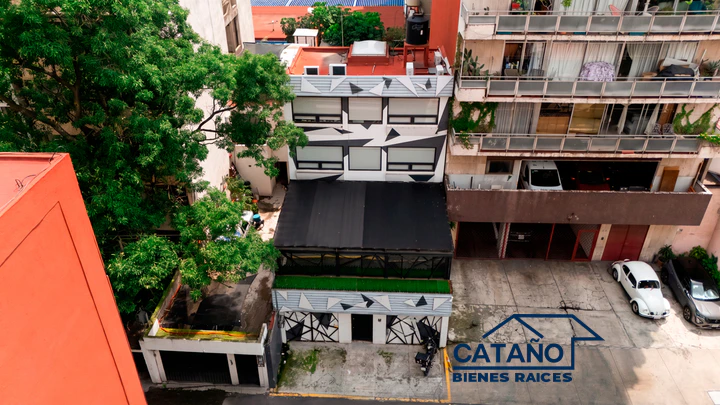 Pequeño edificio de oficinas, uso de suelo mixto, San José Insurgentes, Factor (3/6)