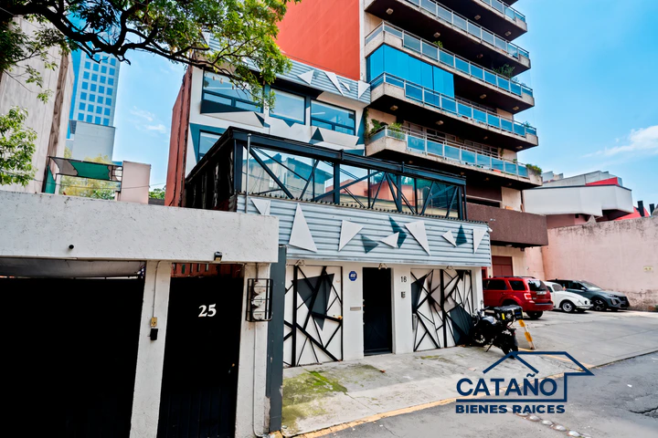 Pequeño edificio de oficinas, uso de suelo mixto, San José Insurgentes, Factor (6/6)